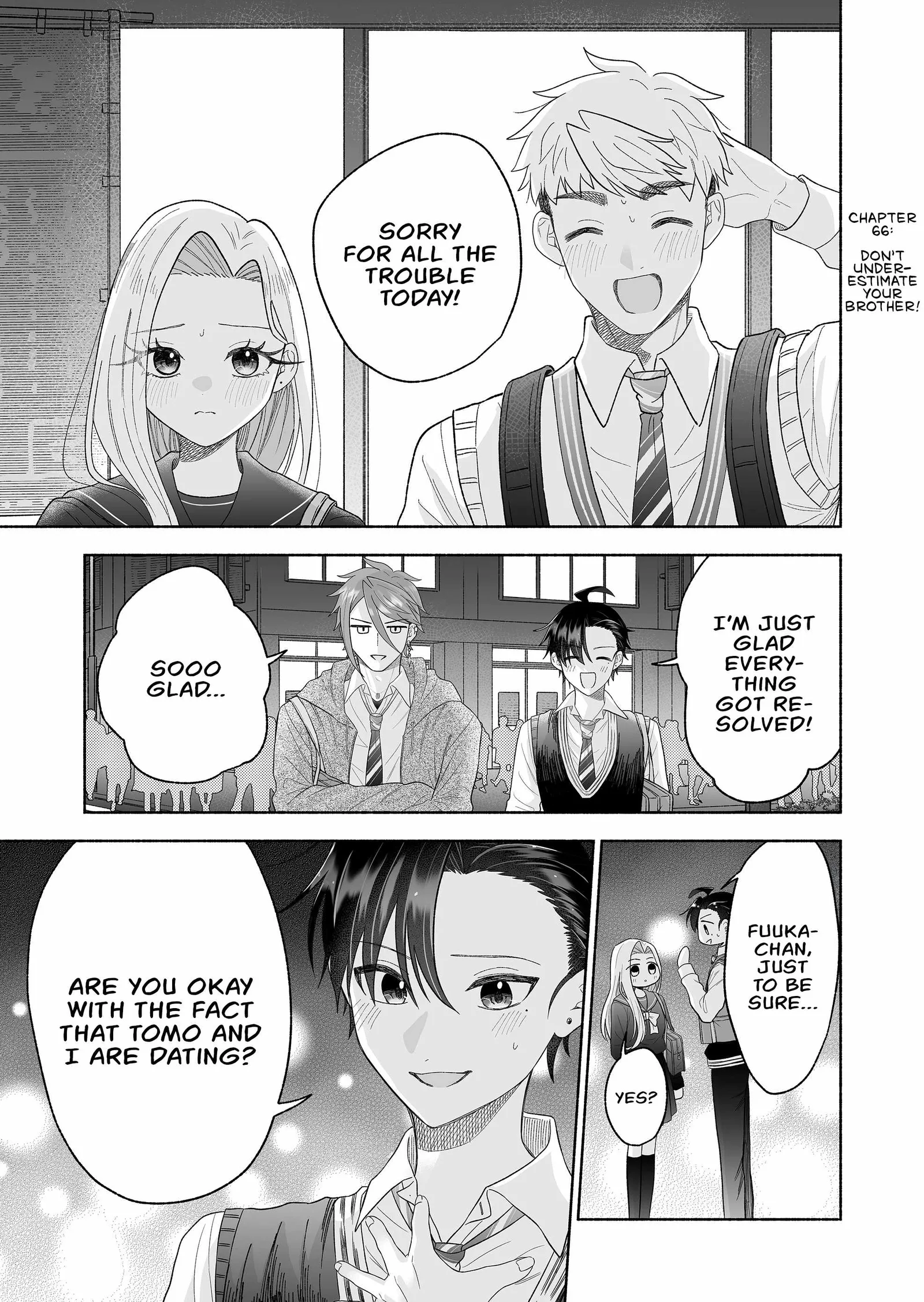 Kakkoii Onnanoko to 12-centi no Yakusoku Chapter 66 page 1