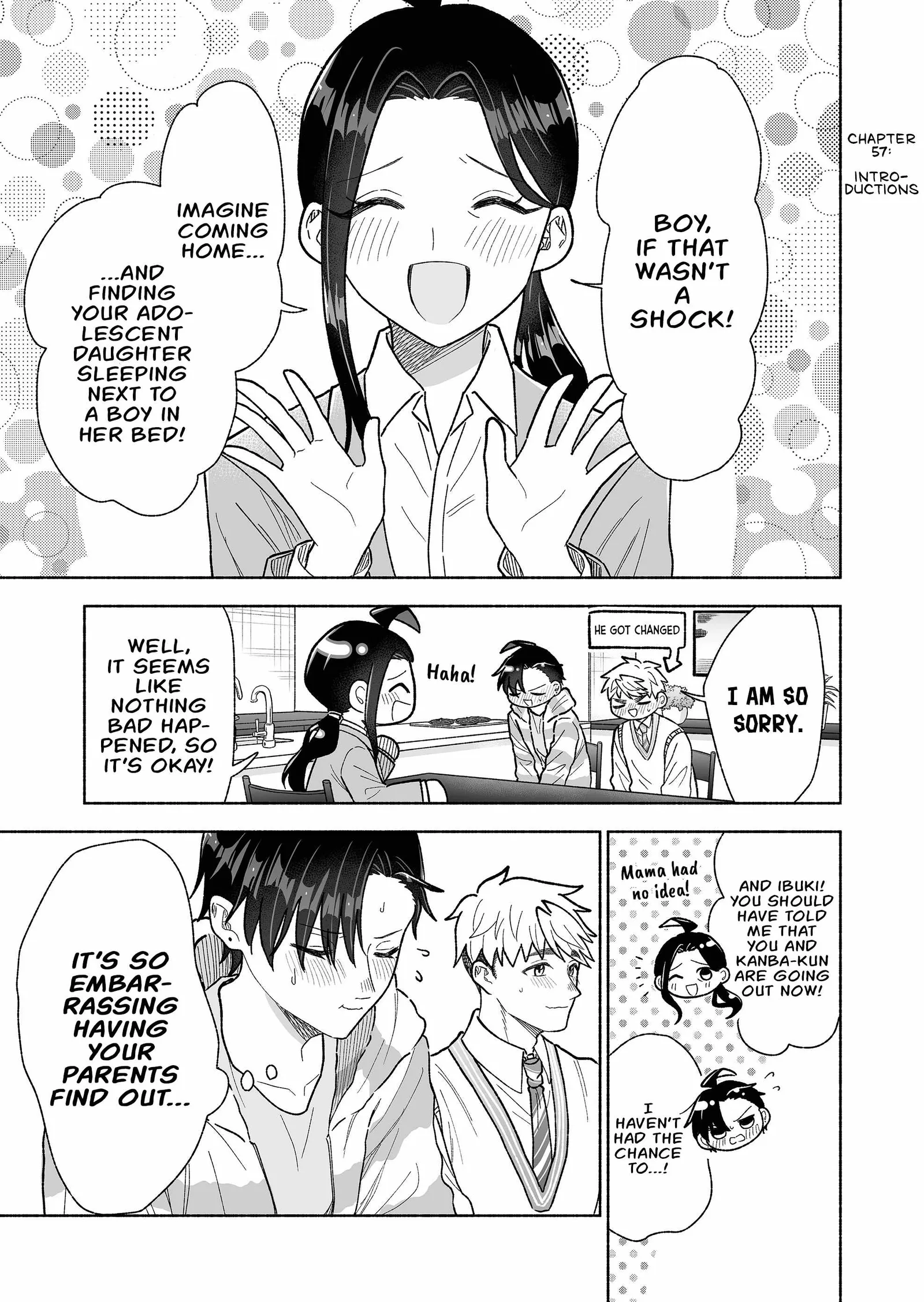 Kakkoii Onnanoko to 12-centi no Yakusoku Chapter 57 page 1