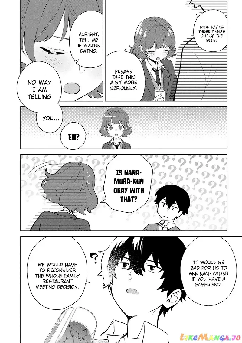Please Leave Me Alone (For Some Reason, She Wants to Change a Lone Wolf's Helpless High School Life.) Chapter 5.5 page 8