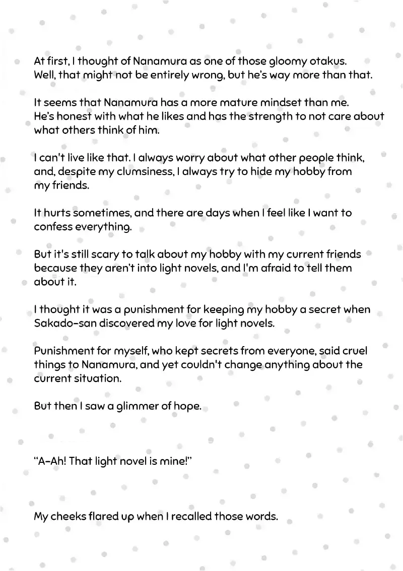 Please Leave Me Alone (For Some Reason, She Wants to Change a Lone Wolf's Helpless High School Life.) Chapter 11.5 page 14