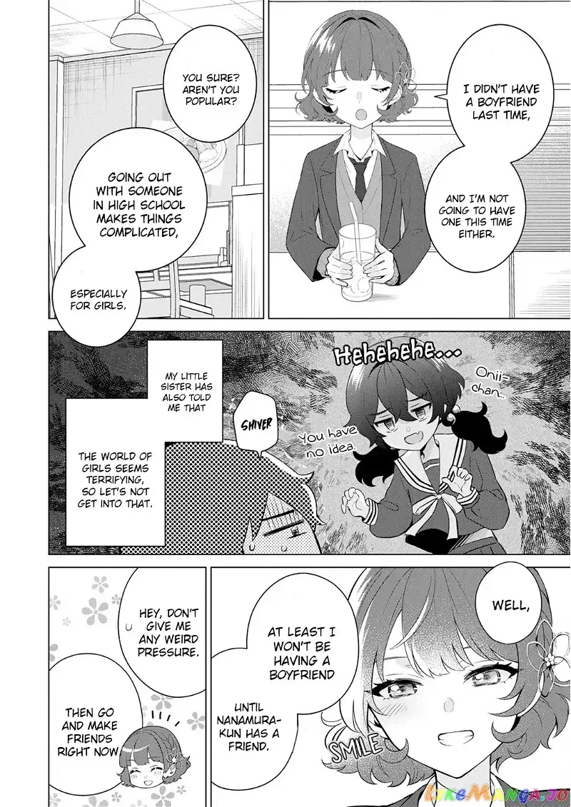 Please Leave Me Alone (For Some Reason, She Wants to Change a Lone Wolf's Helpless High School Life.) Chapter 5.5 page 10