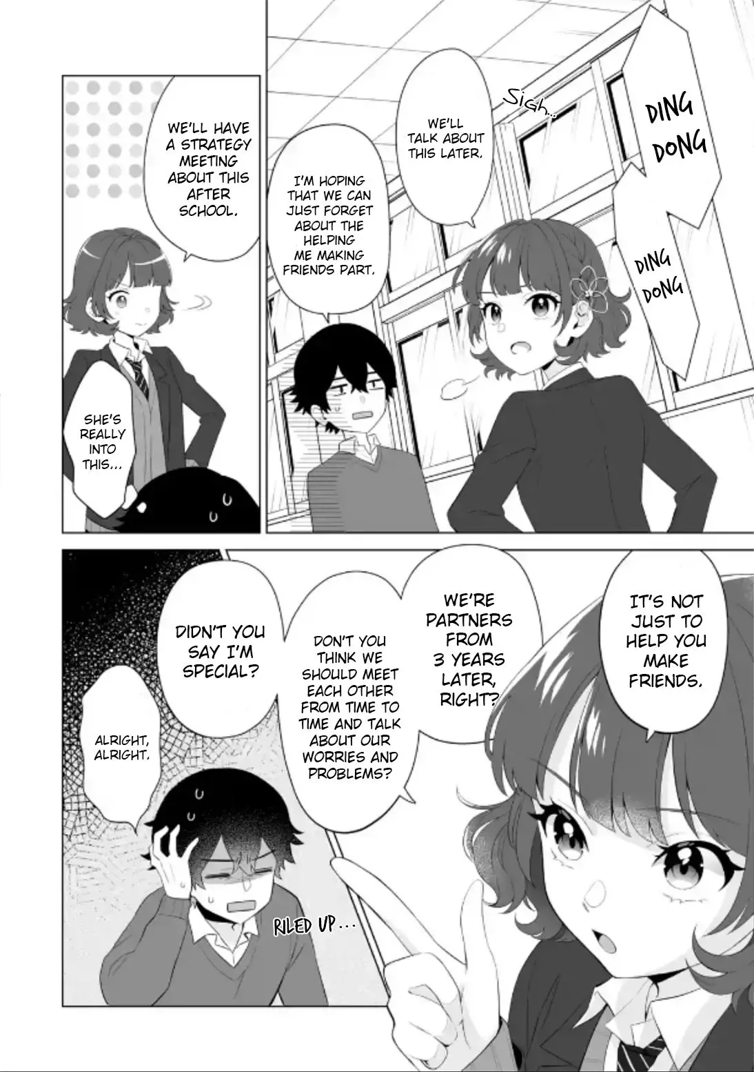 Please Leave Me Alone (For Some Reason, She Wants to Change a Lone Wolf's Helpless High School Life.) Chapter 3 page 26