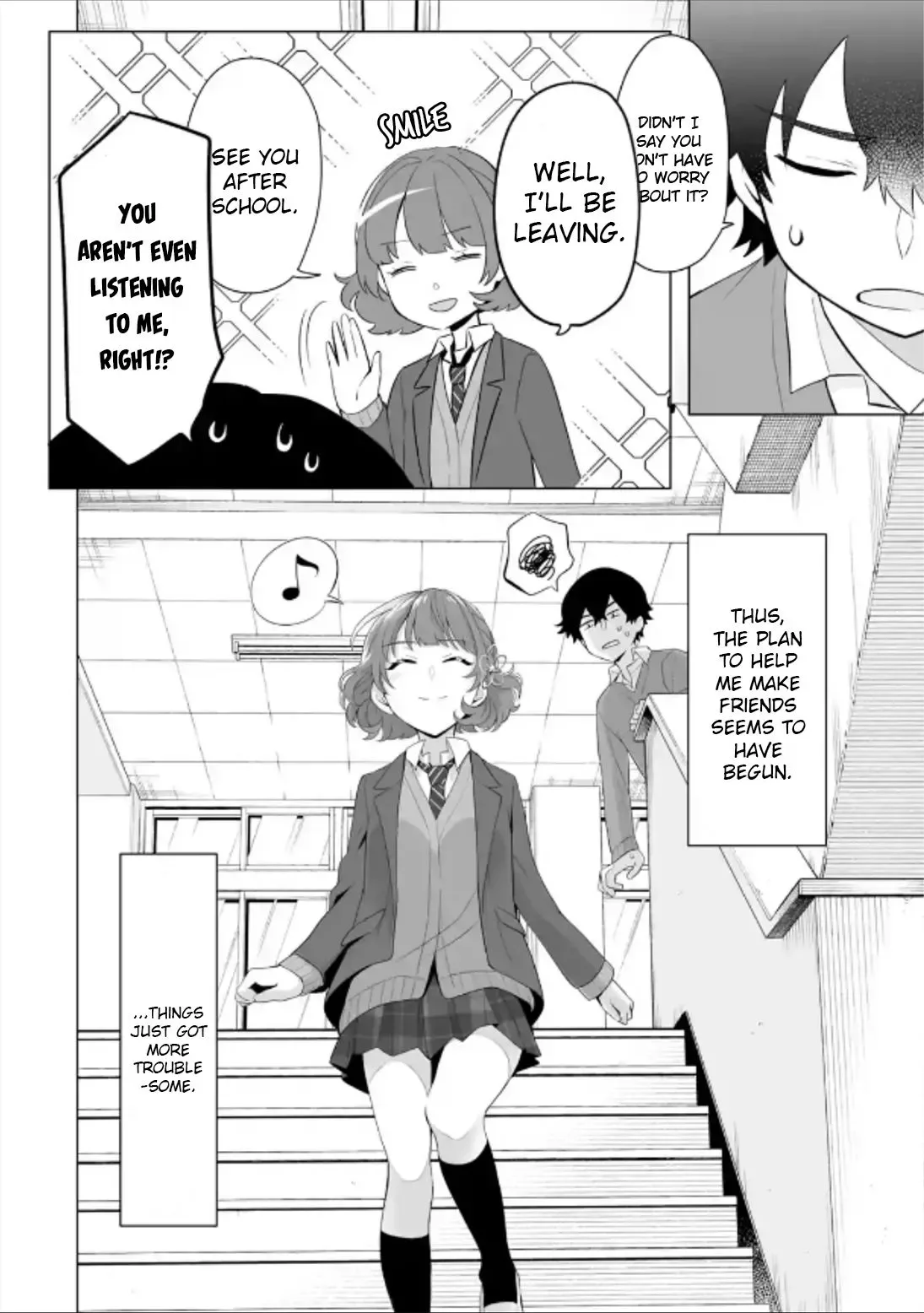 Please Leave Me Alone (For Some Reason, She Wants to Change a Lone Wolf's Helpless High School Life.) Chapter 3 page 30