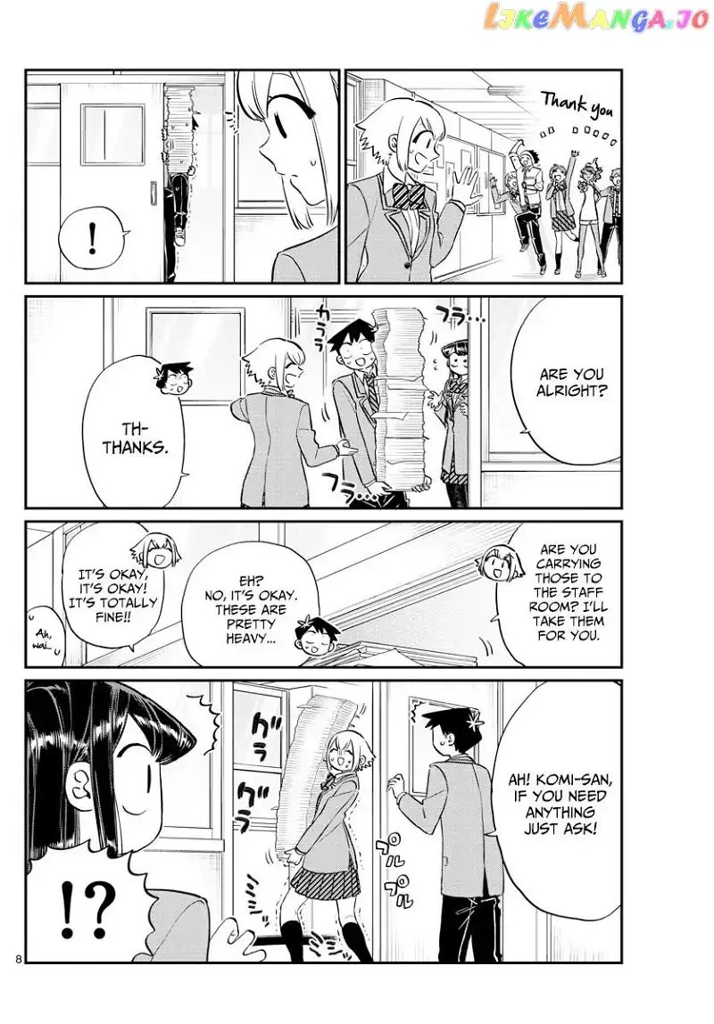Komi-san wa Komyushou desu Chapter 122 page 8