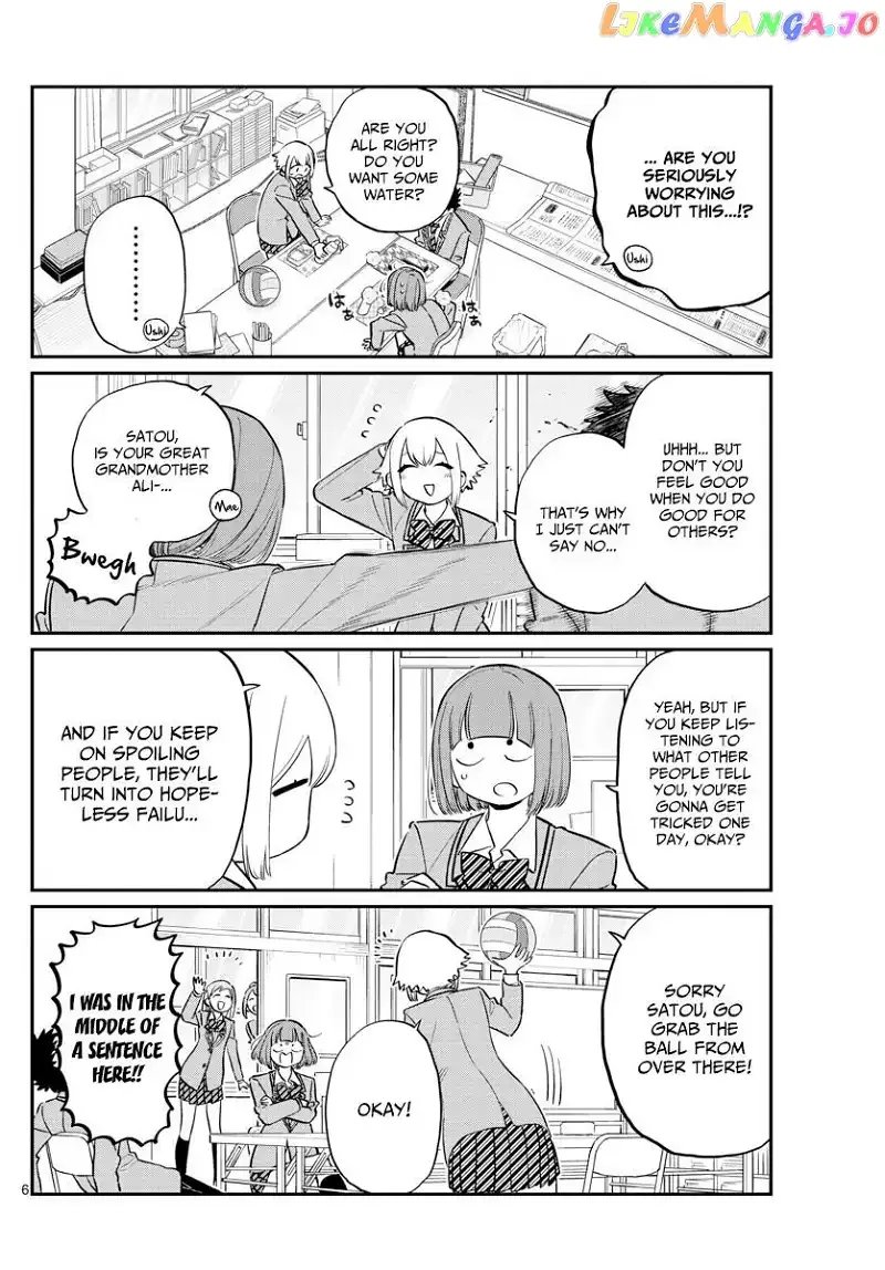Komi-san wa Komyushou desu Chapter 122 page 6