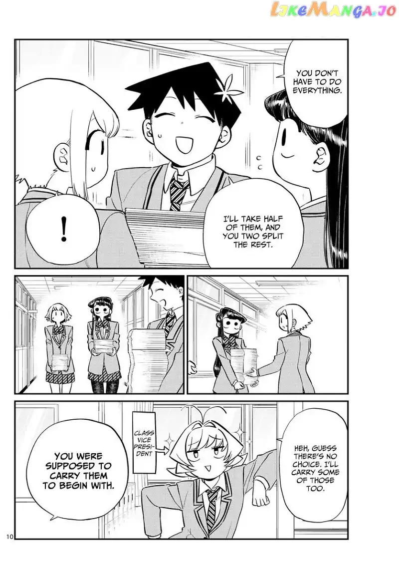 Komi-san wa Komyushou desu Chapter 122 page 10