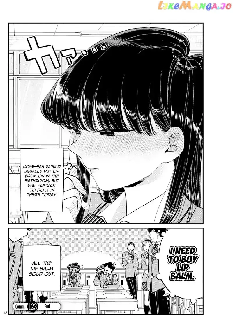 Komi-san wa Komyushou desu Chapter 123 page 4