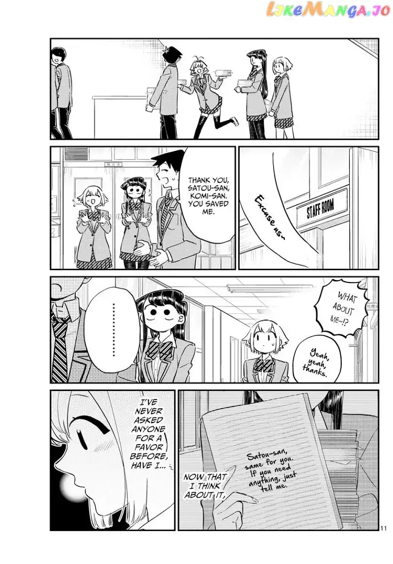 Komi-san wa Komyushou desu Chapter 122 page 11