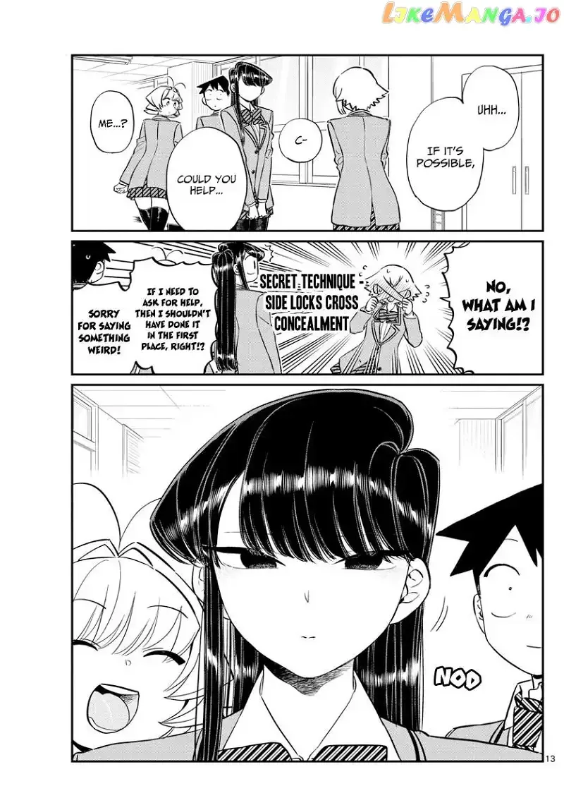 Komi-san wa Komyushou desu Chapter 122 page 13