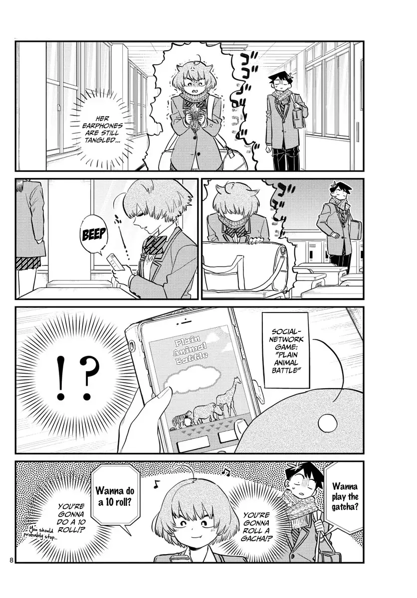 Komi-san wa Komyushou desu Chapter 121 page 8