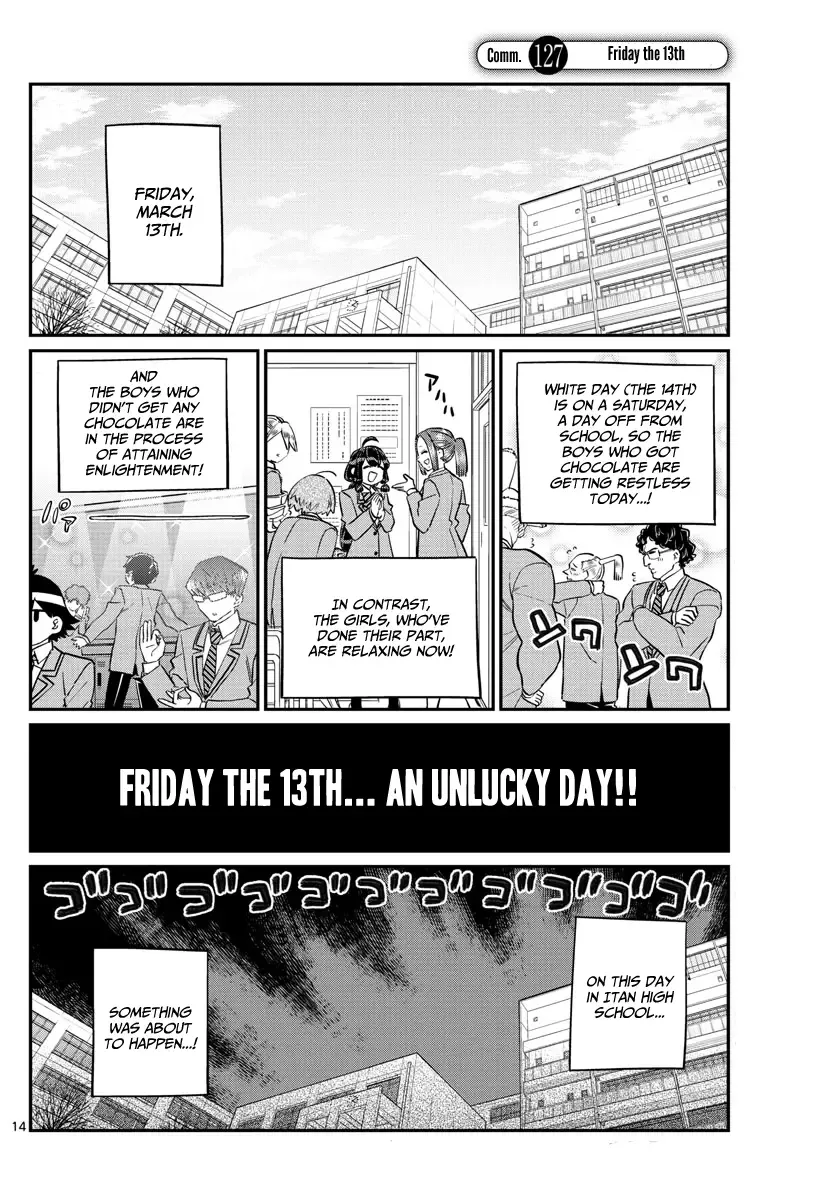 Komi-san wa Komyushou desu Chapter 127 page 1