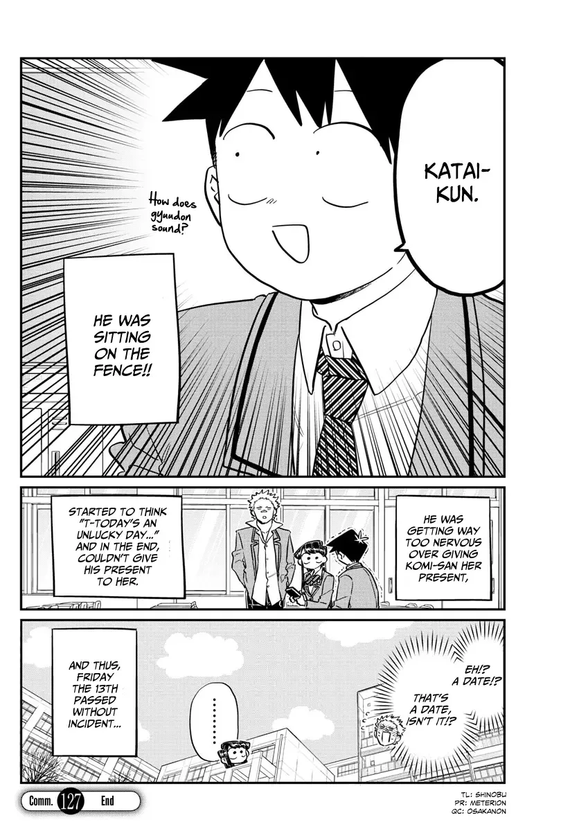 Komi-san wa Komyushou desu Chapter 127 page 5