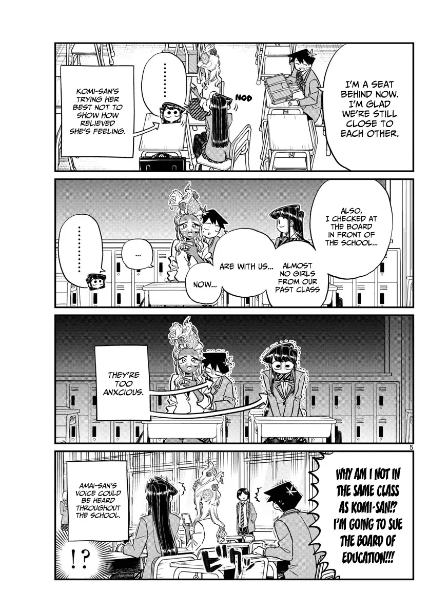 Komi-san wa Komyushou desu Chapter 130 page 5