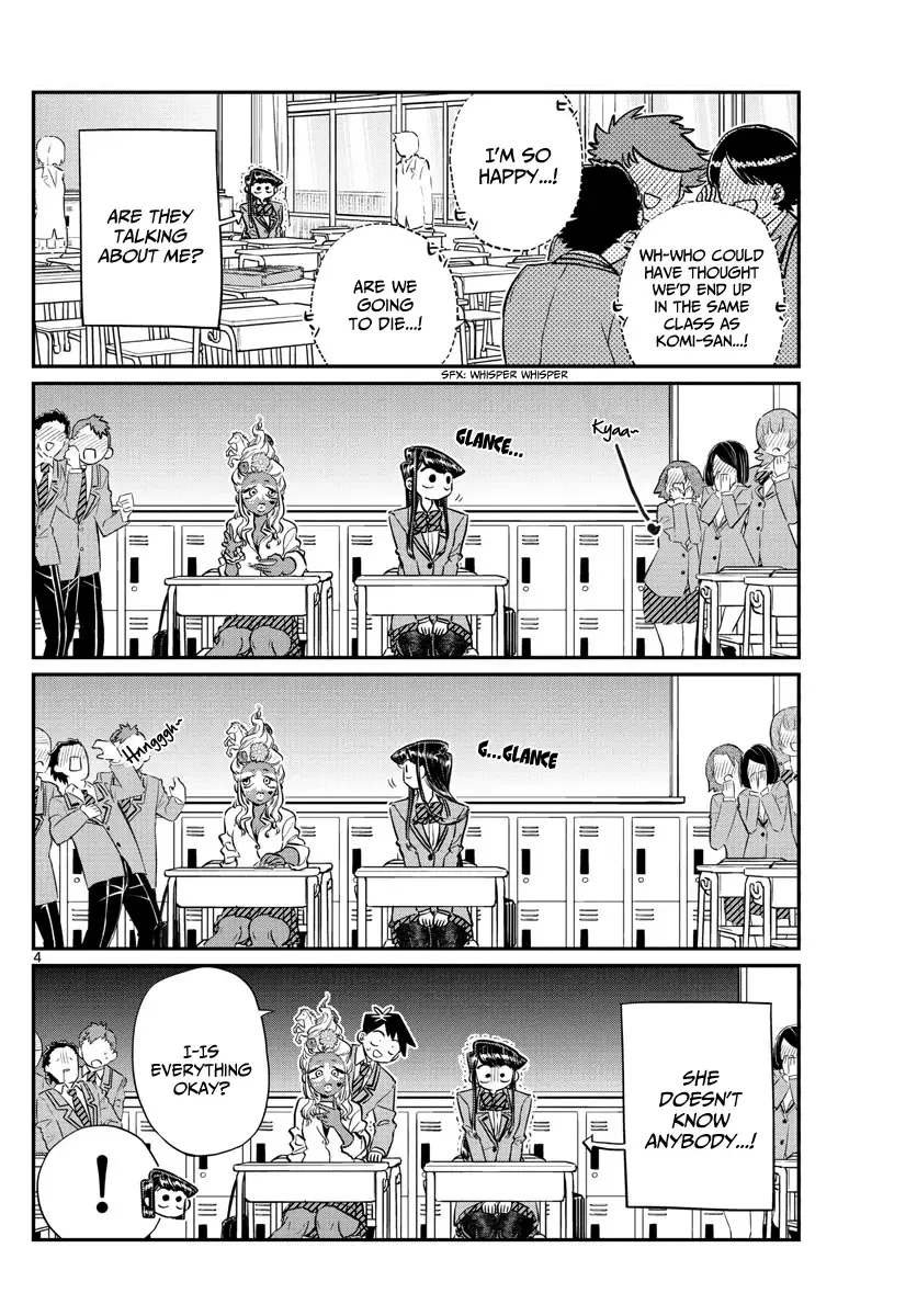 Komi-san wa Komyushou desu Chapter 130 page 4