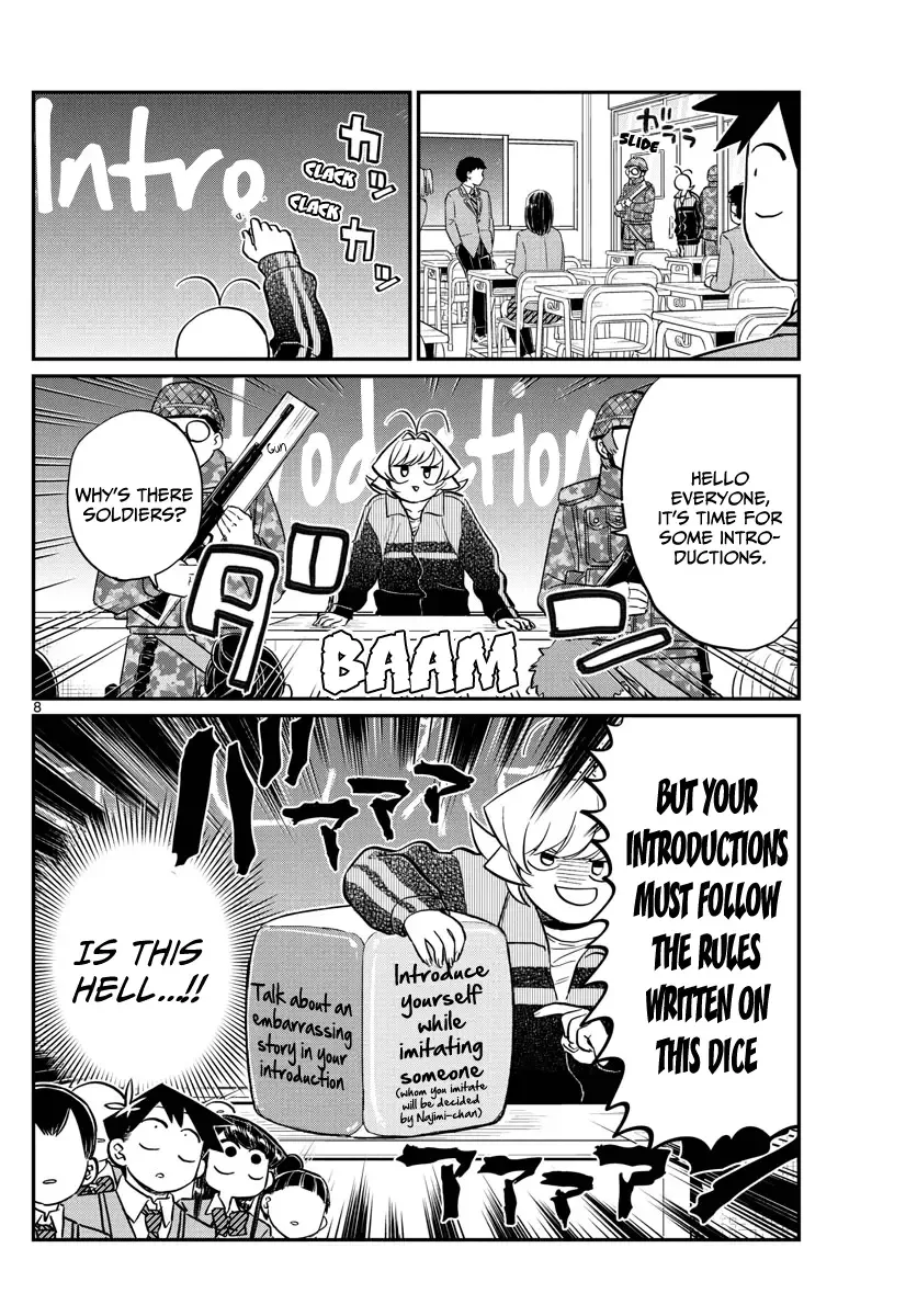 Komi-san wa Komyushou desu Chapter 130 page 8