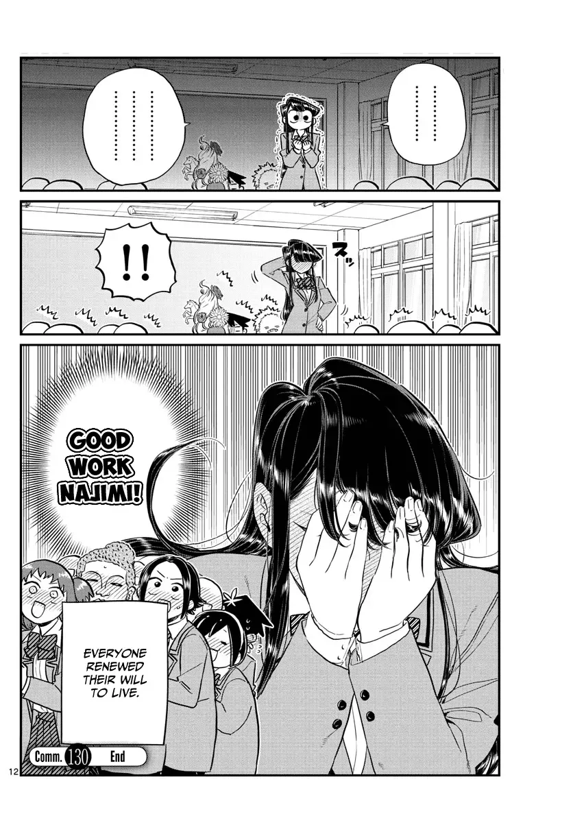 Komi-san wa Komyushou desu Chapter 130 page 12
