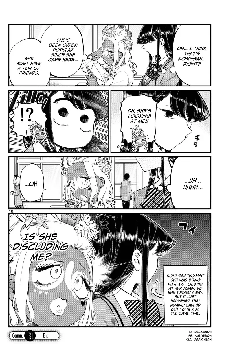 Komi-san wa Komyushou desu Chapter 131 page 5