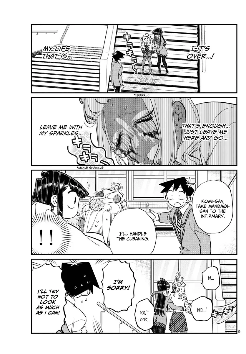 Komi-san wa Komyushou desu Chapter 132 page 9