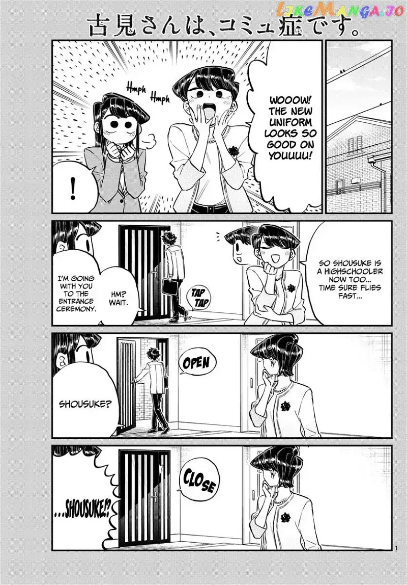 Komi-san wa Komyushou desu Chapter 133 page 1