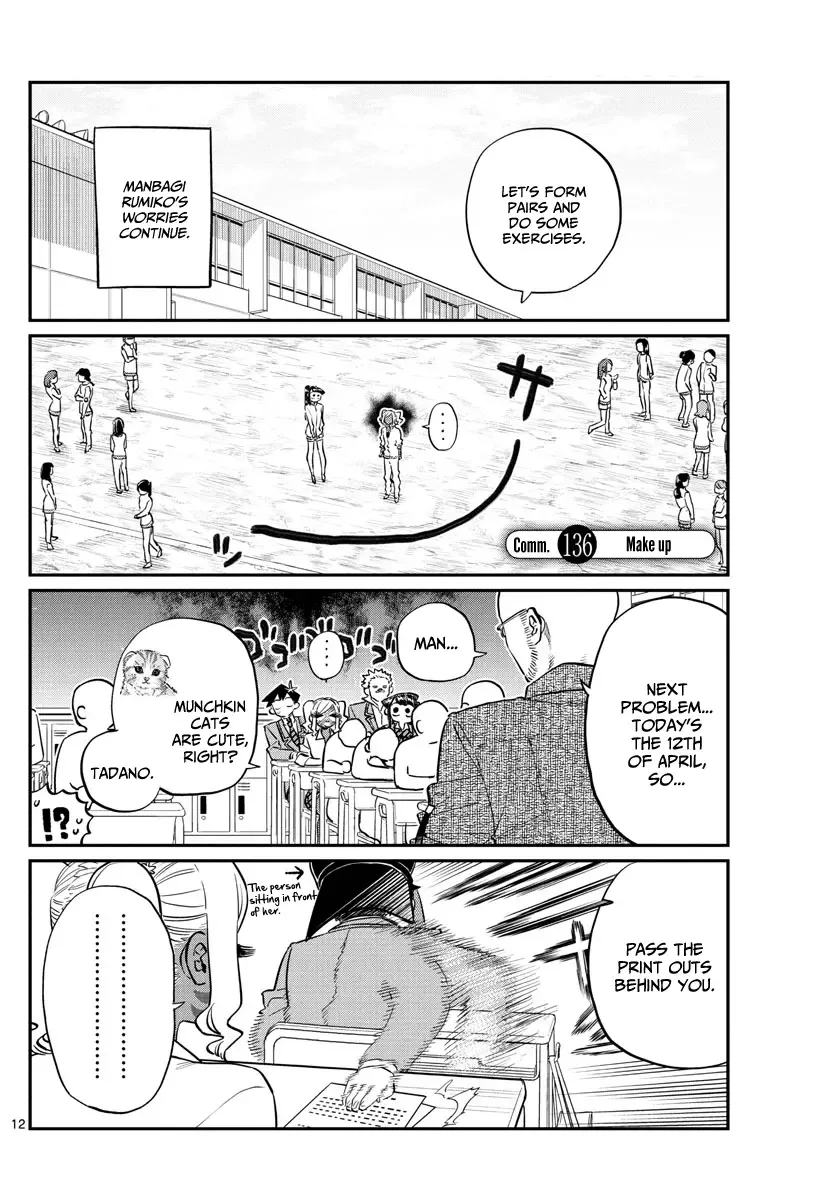 Komi-san wa Komyushou desu Chapter 136 page 1