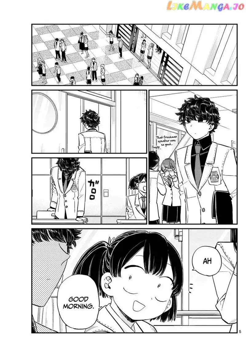 Komi-san wa Komyushou desu Chapter 133 page 5