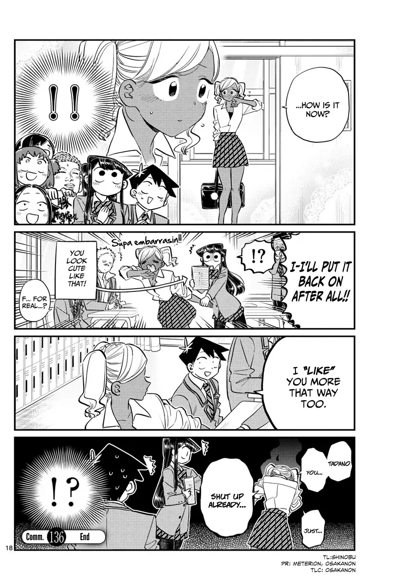 Komi-san wa Komyushou desu Chapter 136 page 7