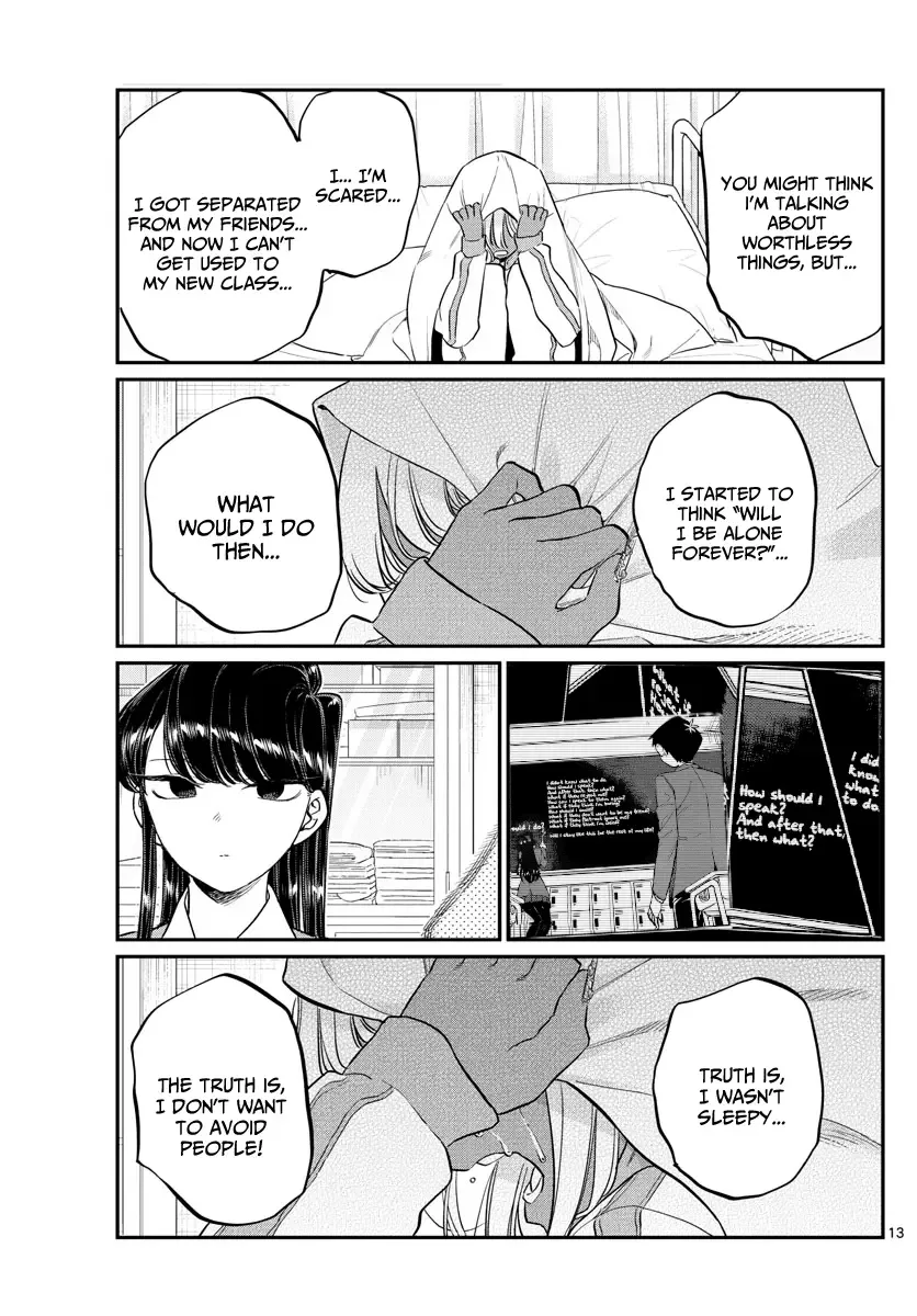 Komi-san wa Komyushou desu Chapter 132 page 13