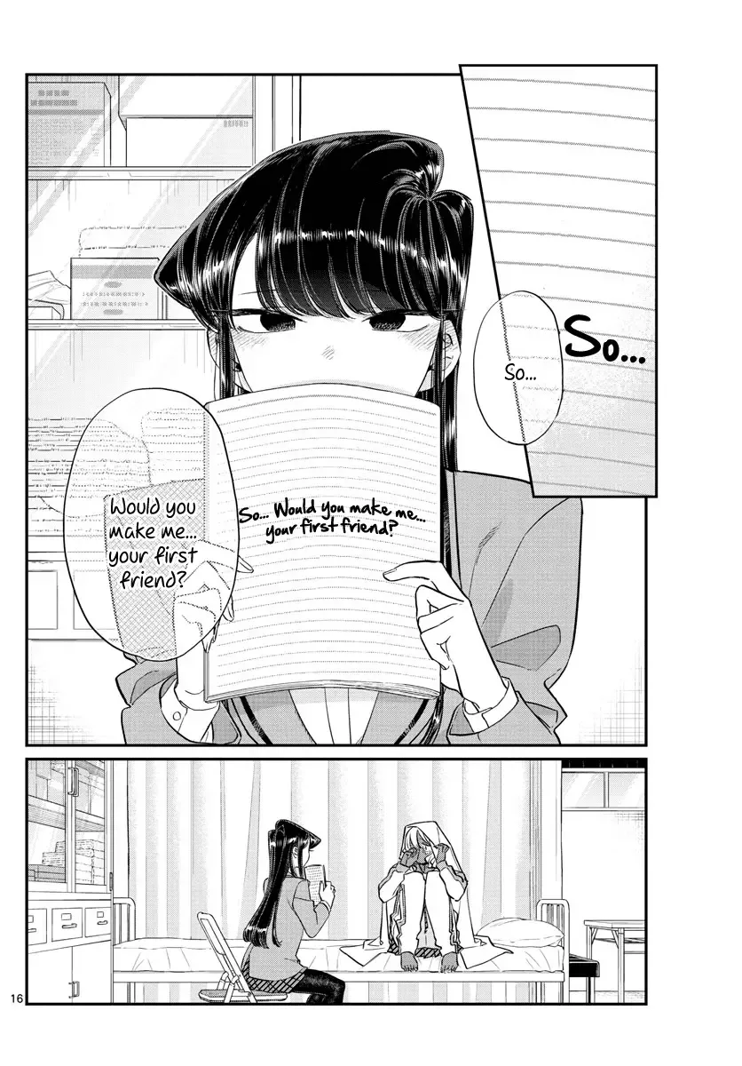 Komi-san wa Komyushou desu Chapter 132 page 16