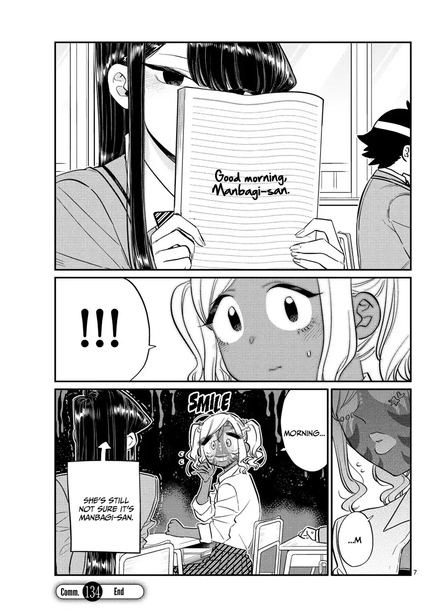 Komi-san wa Komyushou desu Chapter 134 page 7