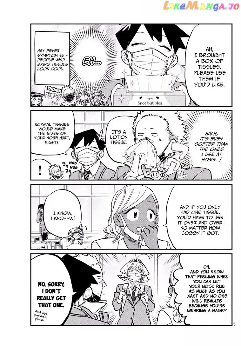 Komi-san wa Komyushou desu Chapter 138 page 5