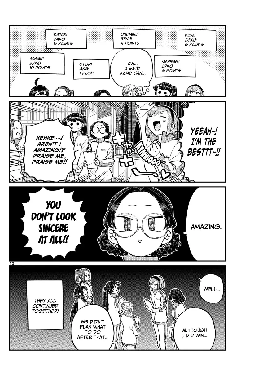 Komi-san wa Komyushou desu Chapter 137 page 10
