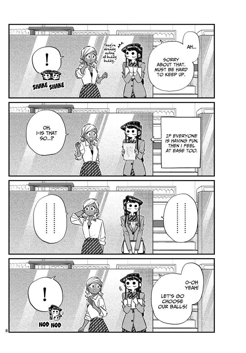 Komi-san wa Komyushou desu Chapter 140 page 8