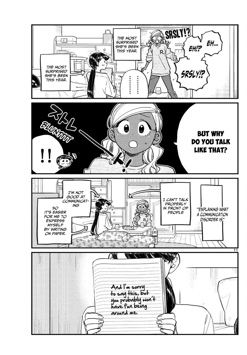Komi-san wa Komyushou desu Chapter 142 page 11