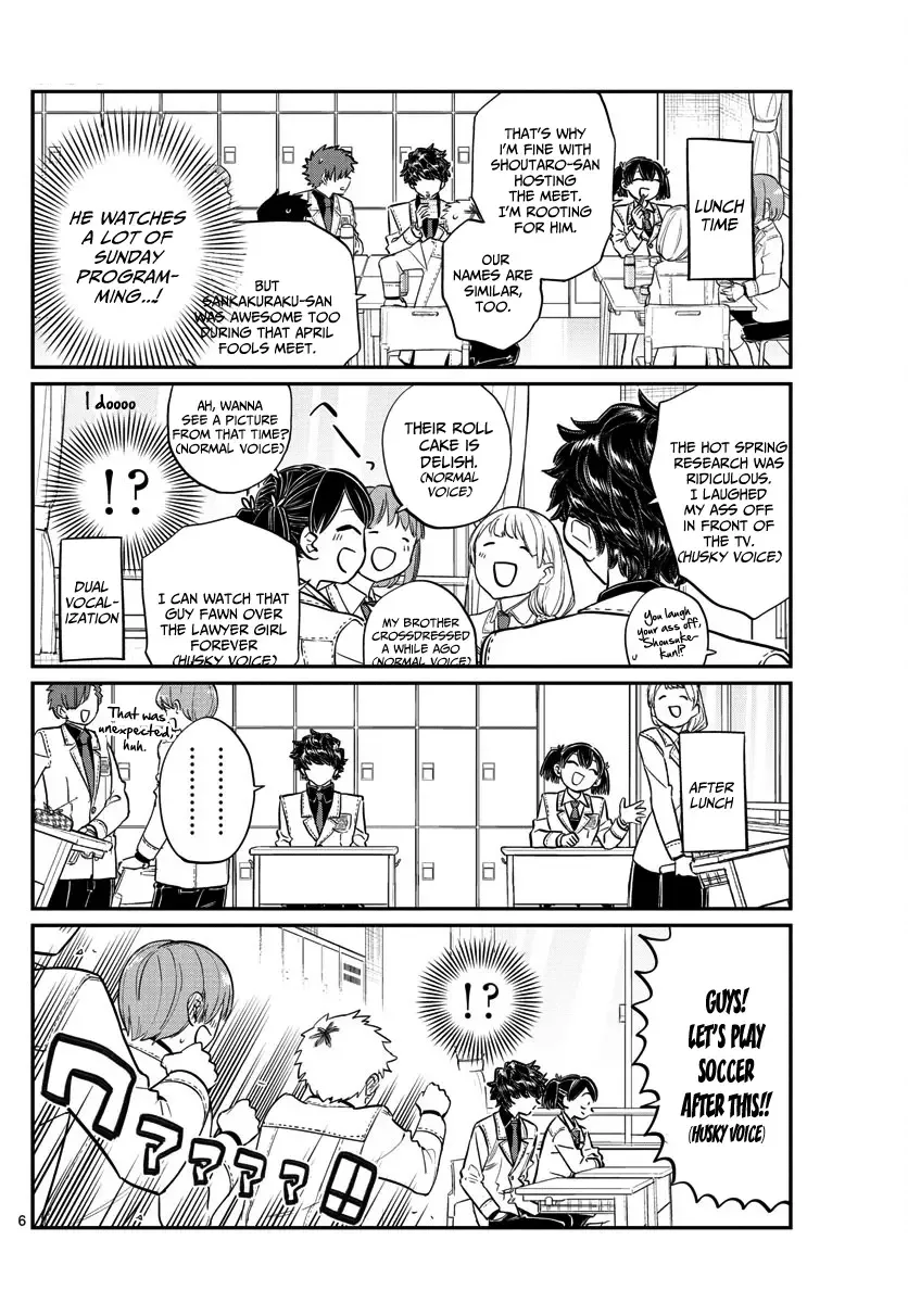 Komi-san wa Komyushou desu Chapter 143 page 6