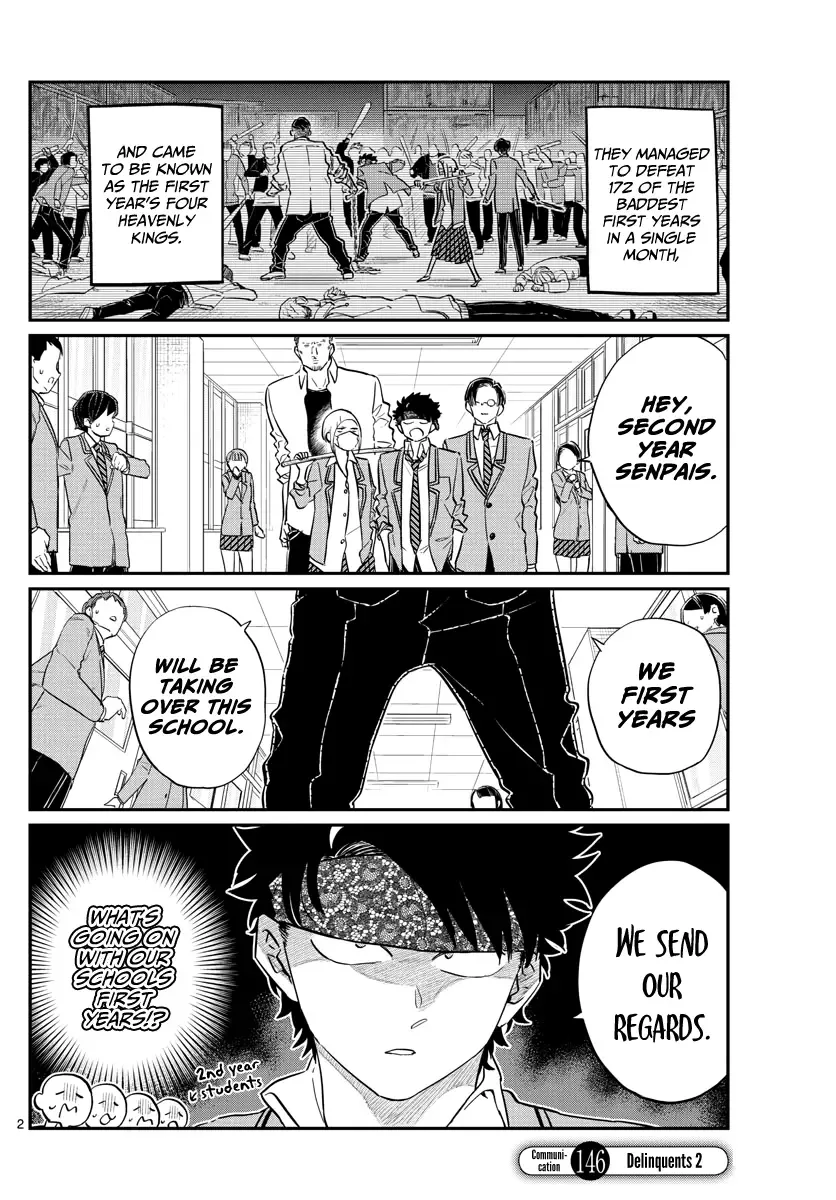 Komi-san wa Komyushou desu Chapter 146 page 2