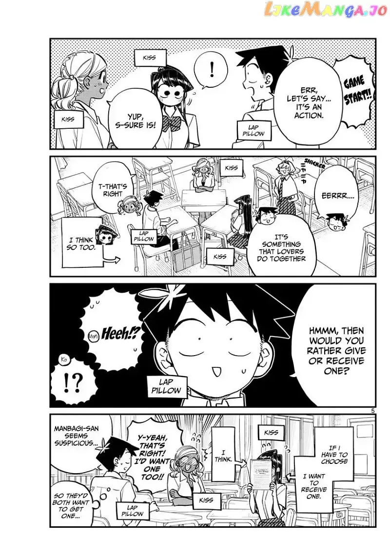 Komi-san wa Komyushou desu Chapter 152 page 5