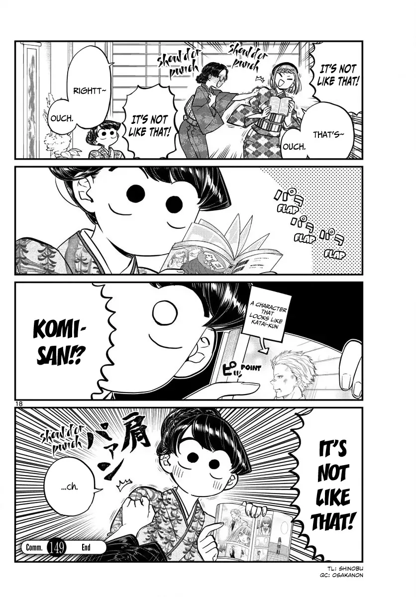 Komi-san wa Komyushou desu Chapter 149 page 18