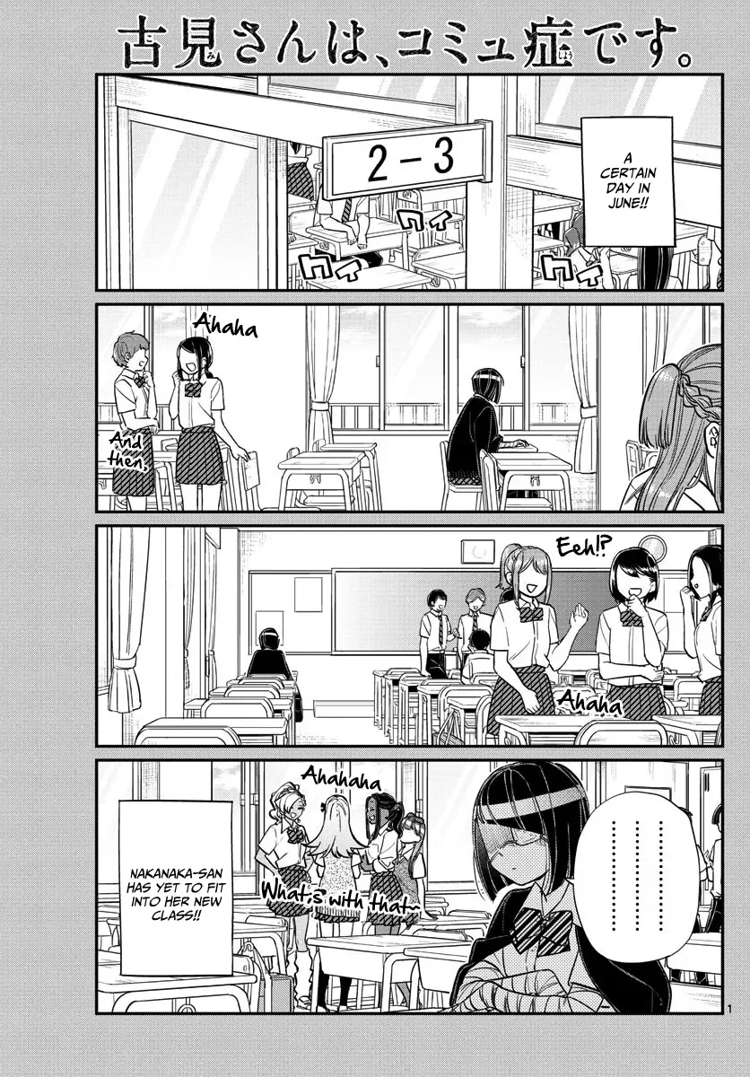 Komi-san wa Komyushou desu Chapter 156 page 1