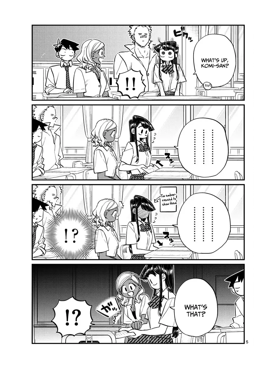 Komi-san wa Komyushou desu Chapter 160 page 5