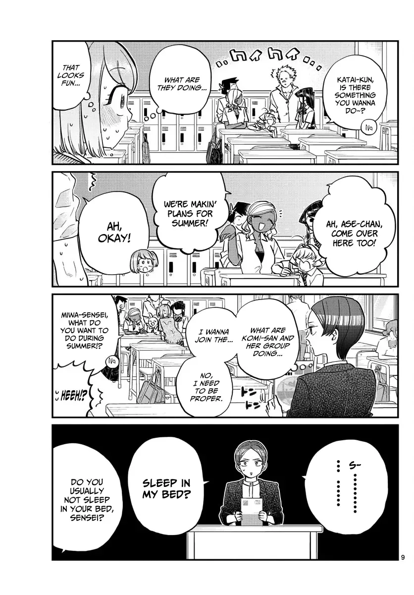 Komi-san wa Komyushou desu Chapter 160 page 9