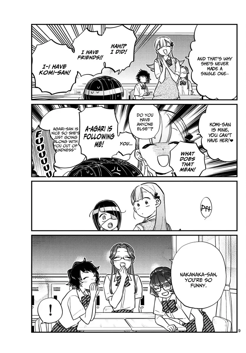 Komi-san wa Komyushou desu Chapter 156 page 9