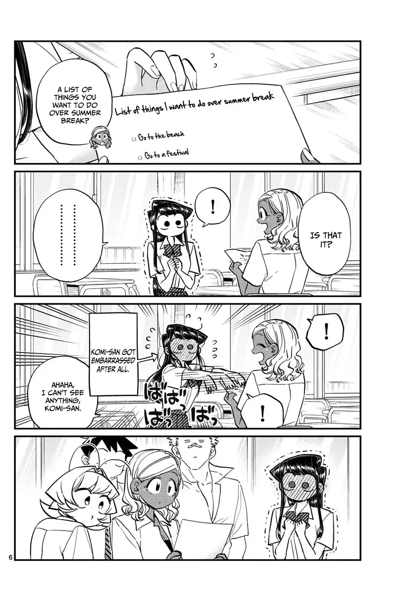 Komi-san wa Komyushou desu Chapter 160 page 6