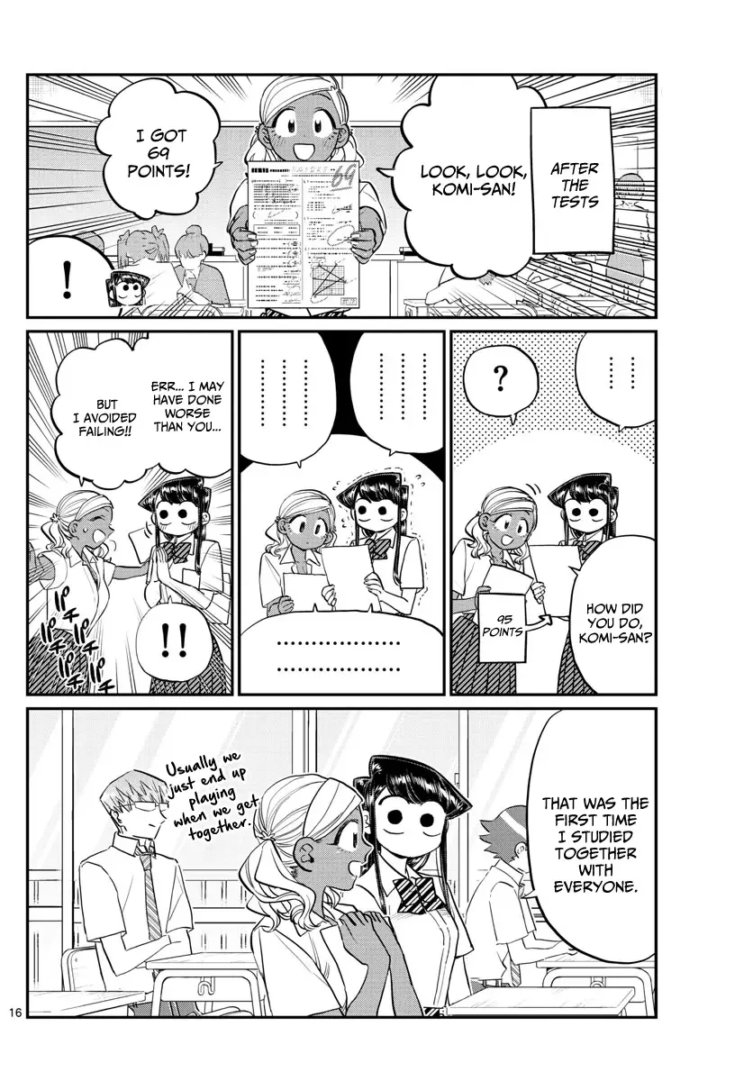Komi-san wa Komyushou desu Chapter 159 page 16