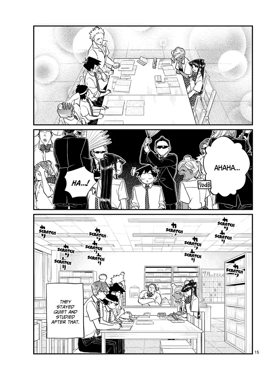 Komi-san wa Komyushou desu Chapter 159 page 15