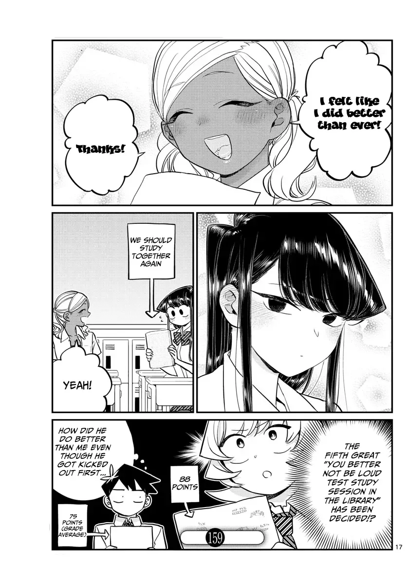 Komi-san wa Komyushou desu Chapter 159 page 17