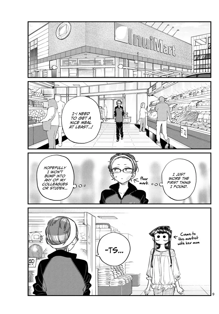 Komi-san wa Komyushou desu Chapter 158 page 9