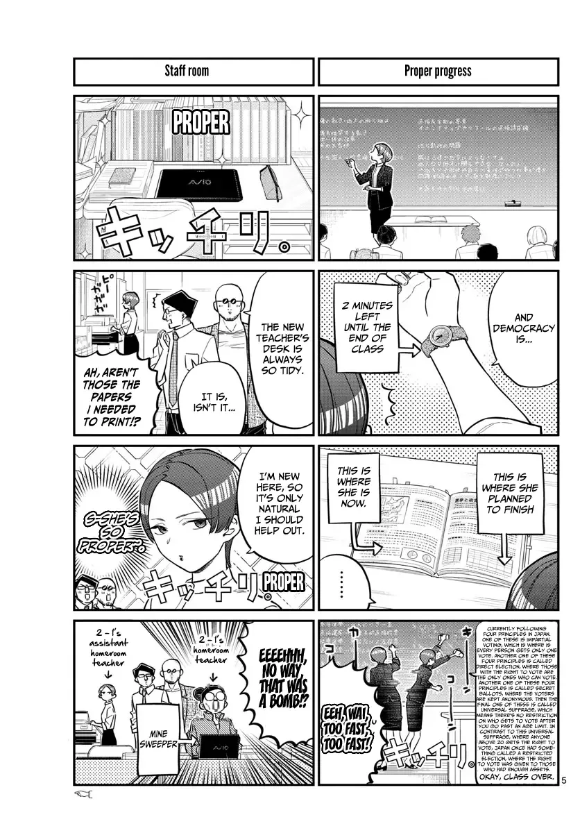 Komi-san wa Komyushou desu Chapter 158 page 5