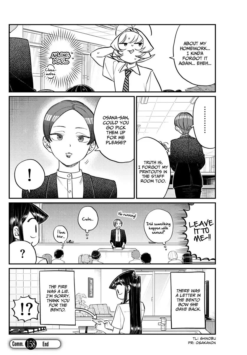 Komi-san wa Komyushou desu Chapter 158 page 18