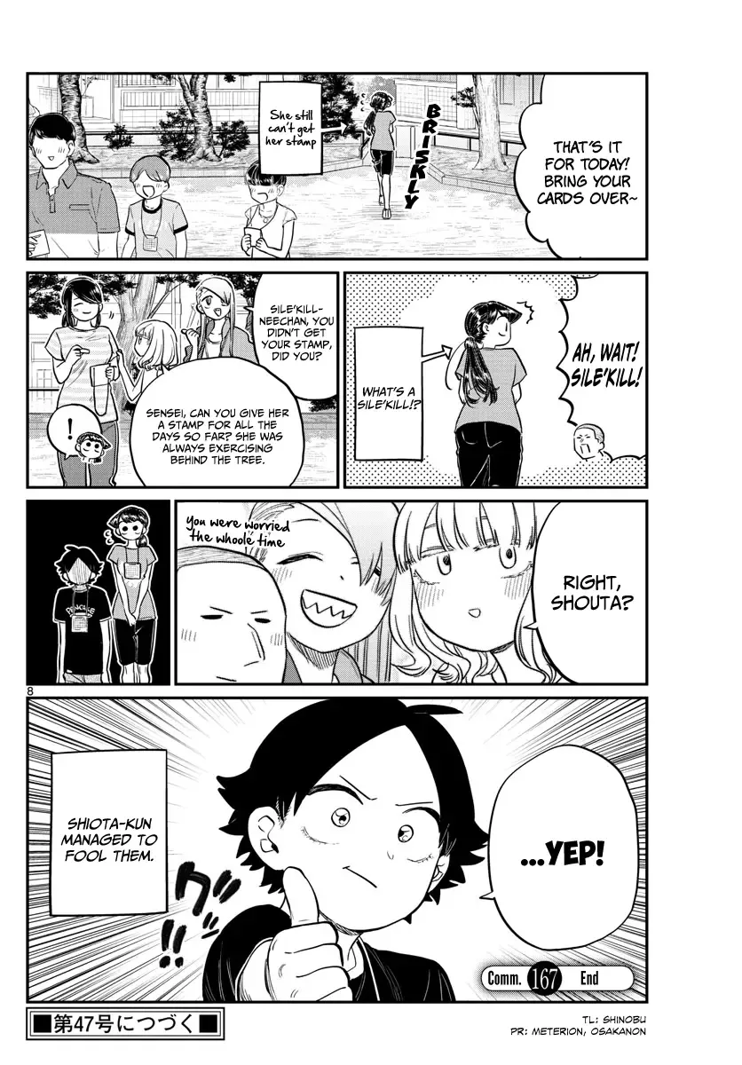 Komi-san wa Komyushou desu Chapter 167 page 8