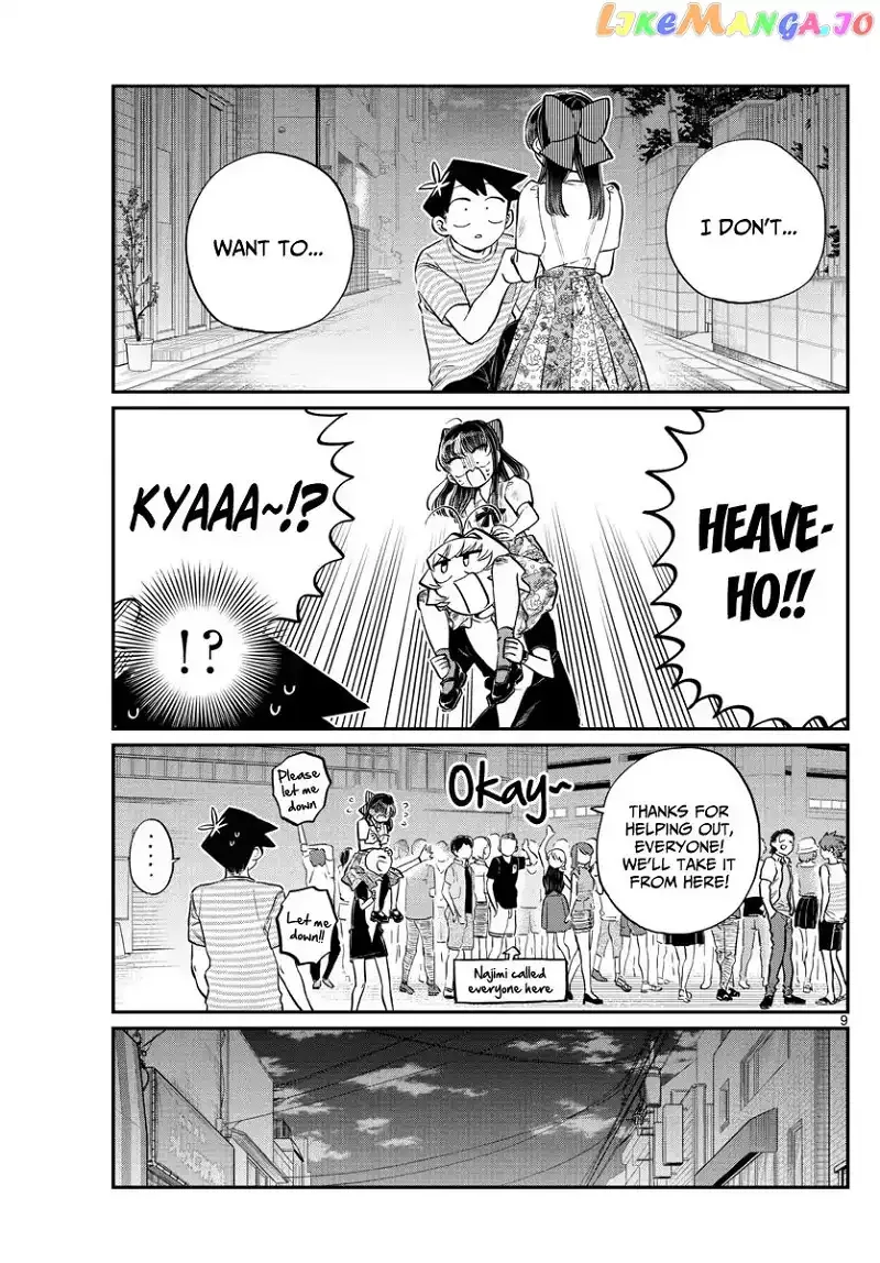 Komi-san wa Komyushou desu Chapter 172 page 9